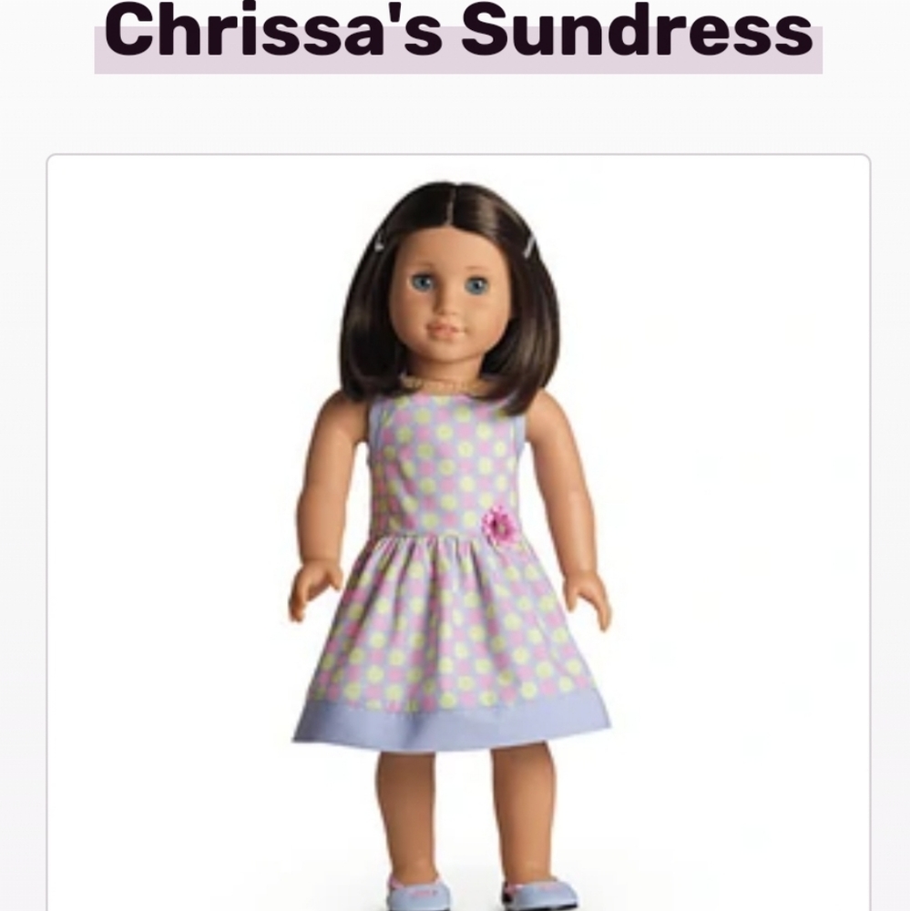 American Girl Chrissa's Sundress